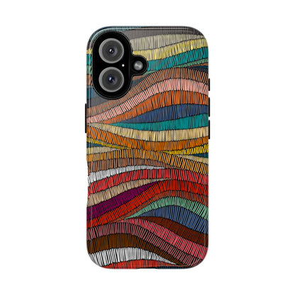Threaded Harmony: Tapestry-inspired Phone Case for iPhone, Samsung Galaxy and Google Pixel devices