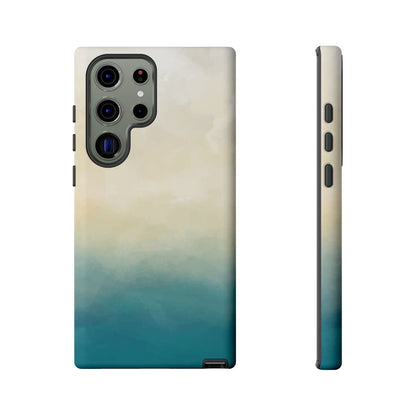海と砂のグラデーションケース：iPhone、Galaxy、Google Pixelデバイス用ビーチ風スマホケース
