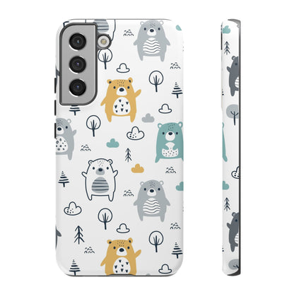 Bear Friends: Cute Phone Case for iPhone, Samsung Galaxy and Google Pixel devices