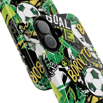 Born to Goal: Football-inspired phone case for iPhone and Samsung Galaxy