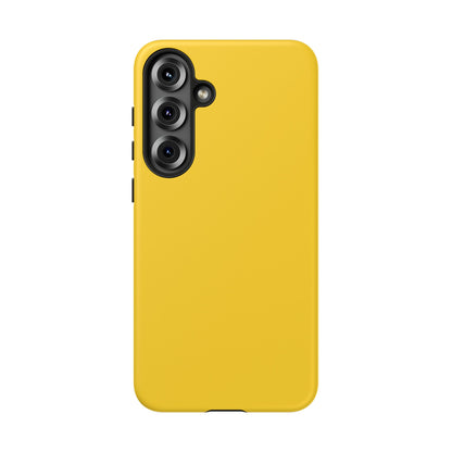 Luscious Yellow: Plain Sunburst-Inspired Color for iPhone, Samsung Galaxy and Google Pixel devices