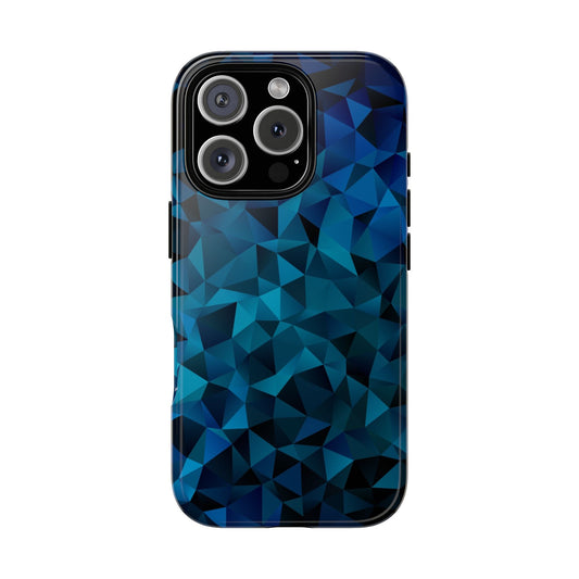 Blue Diamonds: Phone Case with Elegant Prints for iPhone, Samsung Galaxy and Google Pixel devices