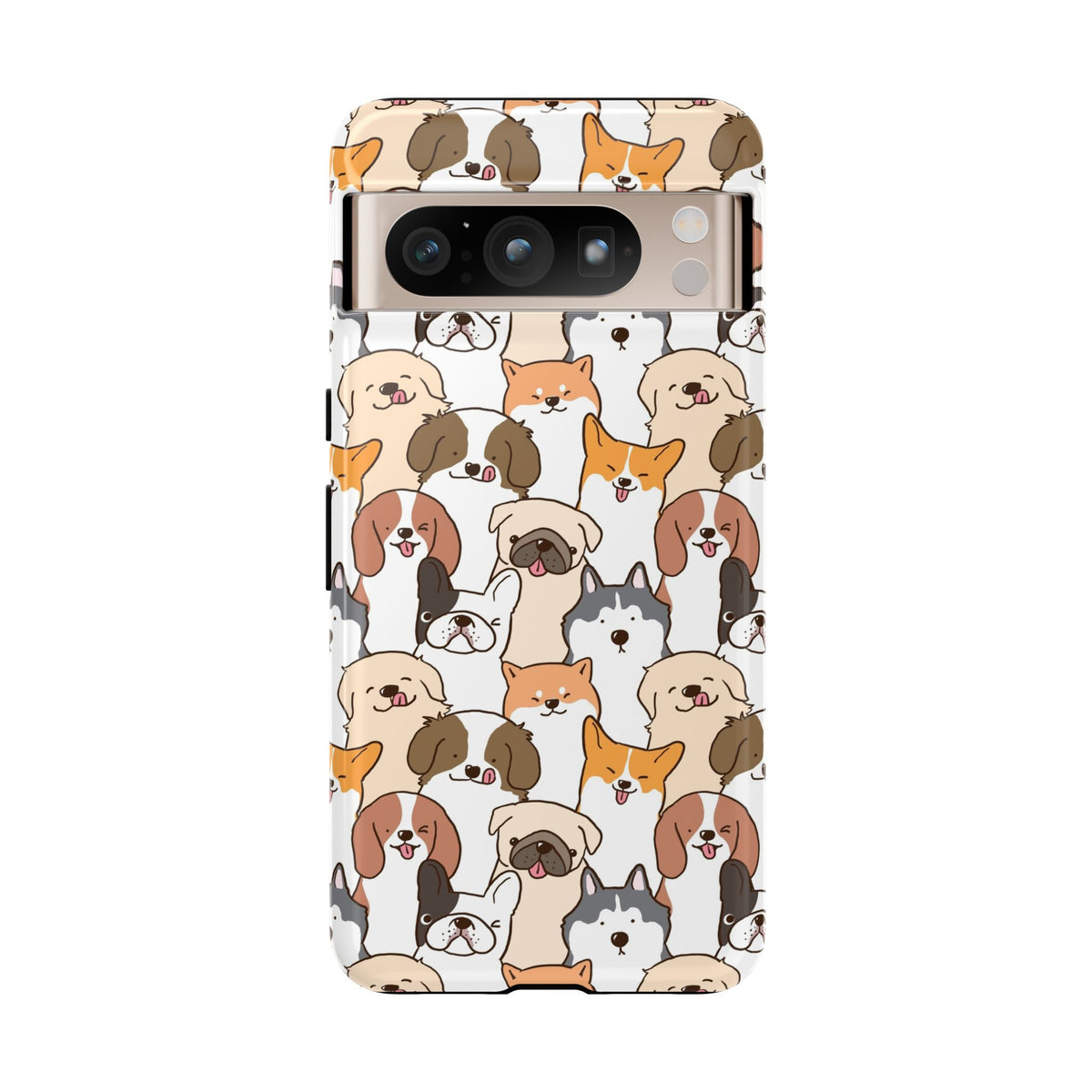 Cute Dogs Charm Phone Case for iPhone, Samsung Galaxy and Google Pixel devices