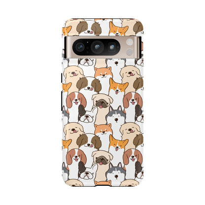 Cute Dogs Charm Phone Case for iPhone, Samsung Galaxy and Google Pixel devices