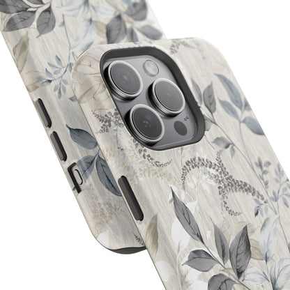 Luxury Leaves (MagSafe version): Artistic case for iPhone, Samsung Galaxy and Google Pixel