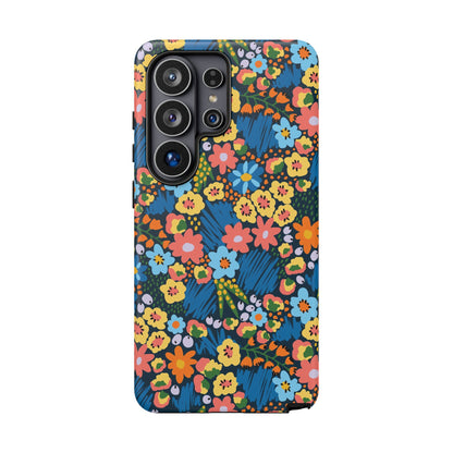 Bloom Burst: Color and Joy Themed Phone Case for iPhone, Samsung Galaxy and Google Pixel devices