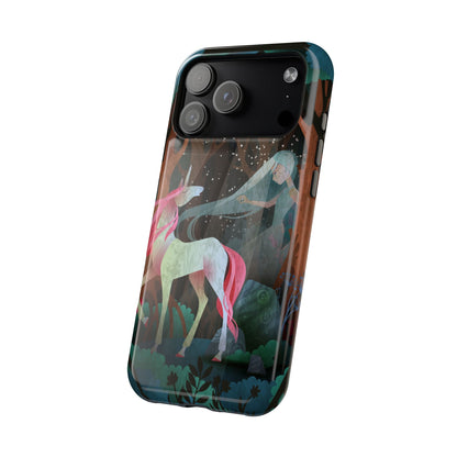 Fairy & Unicorn: Enchanted MagSafe Phone Case for iPhone