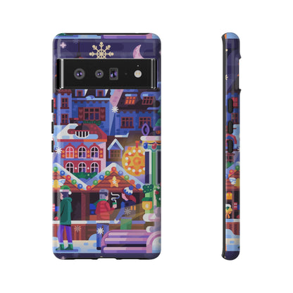 Christmas fair in Old Town: Holiday-Themed case for iPhone, Samsung Galaxy and Google Pixel