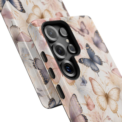 Butterfly Pastels Phone Case: Tough Case for iPhone and Samsung Galaxy devices