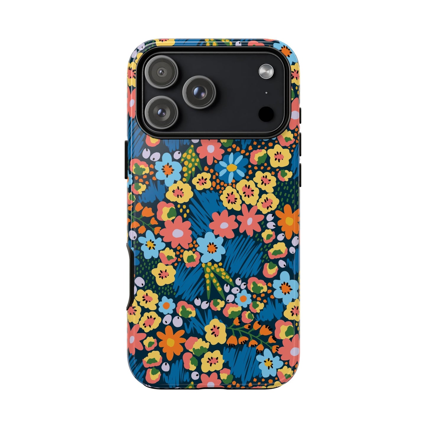 Bloom Burst: Color and Joy Themed Phone Case for iPhone, Samsung Galaxy and Google Pixel devices