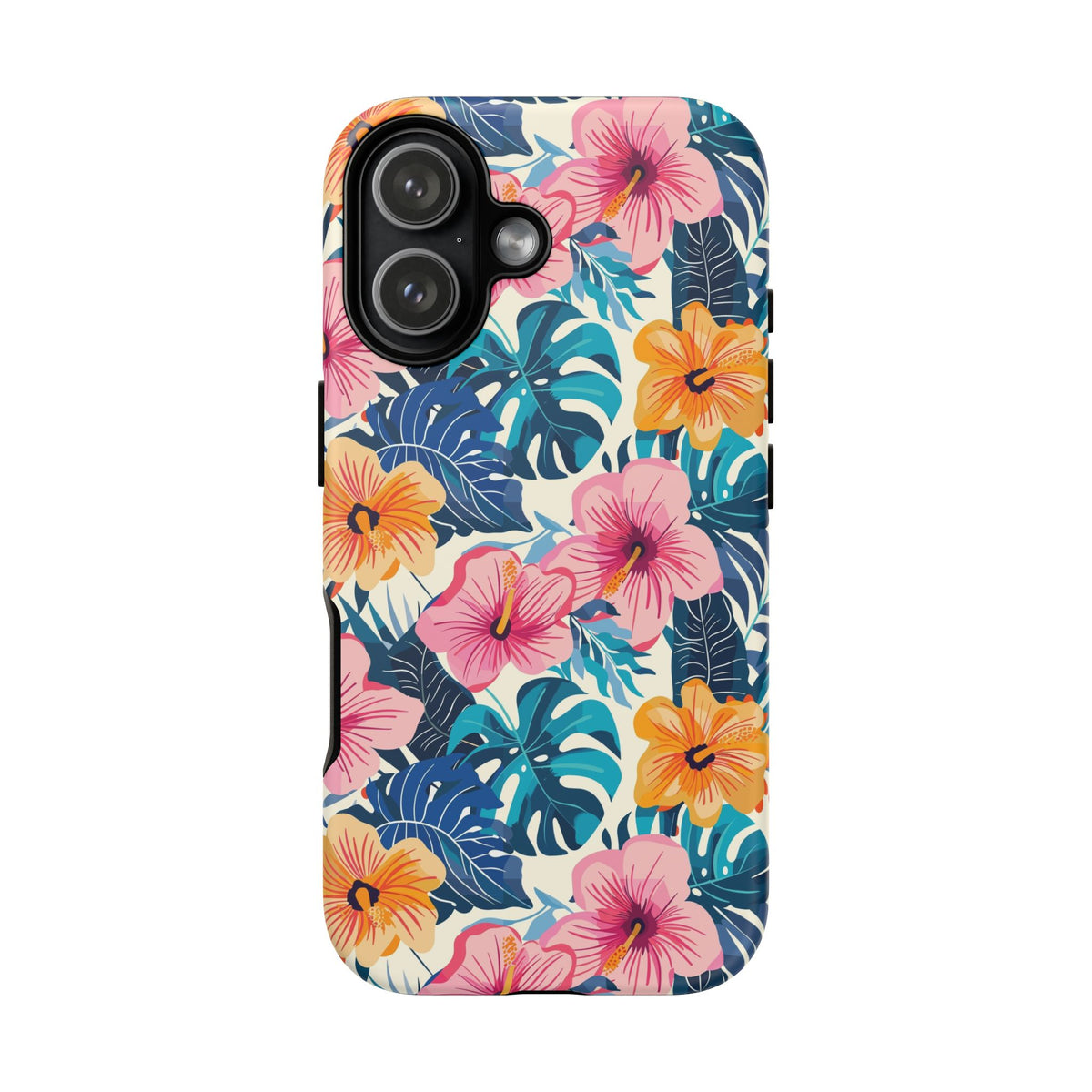 Hibiscus Bloom: Cute Floral Phone Case for iPhone, Samsung and Google Pixel