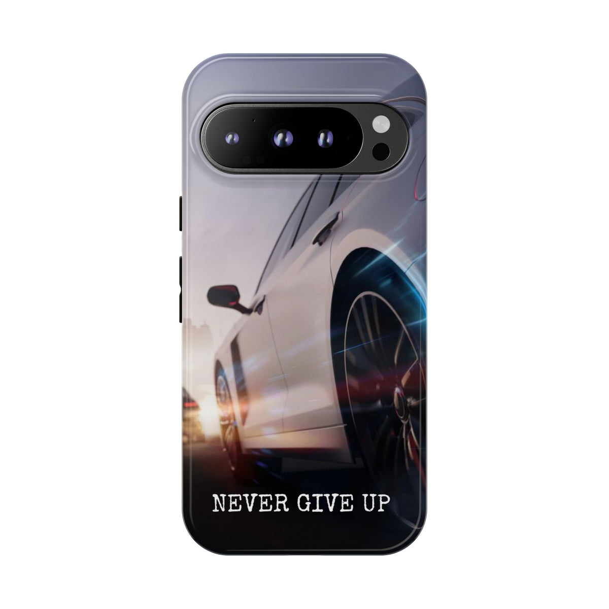 Never Give Up:  Motivational Phone Case for iPhone, Samsung Galaxy and Google Pixel devices