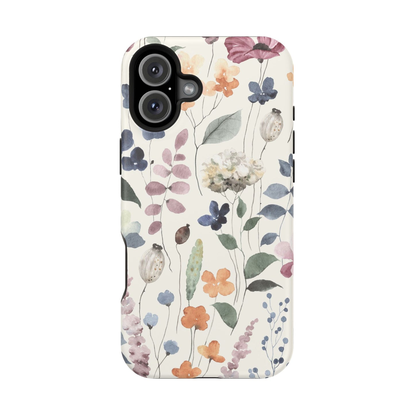 Floral prints phone case for iPhone (MagSafe version)