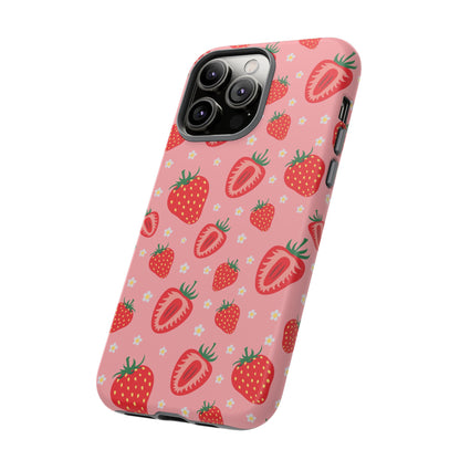 Berry Strawberry: Fruit-inspired phone case for iPhone, Samsung Galaxy and Google Pixel devices