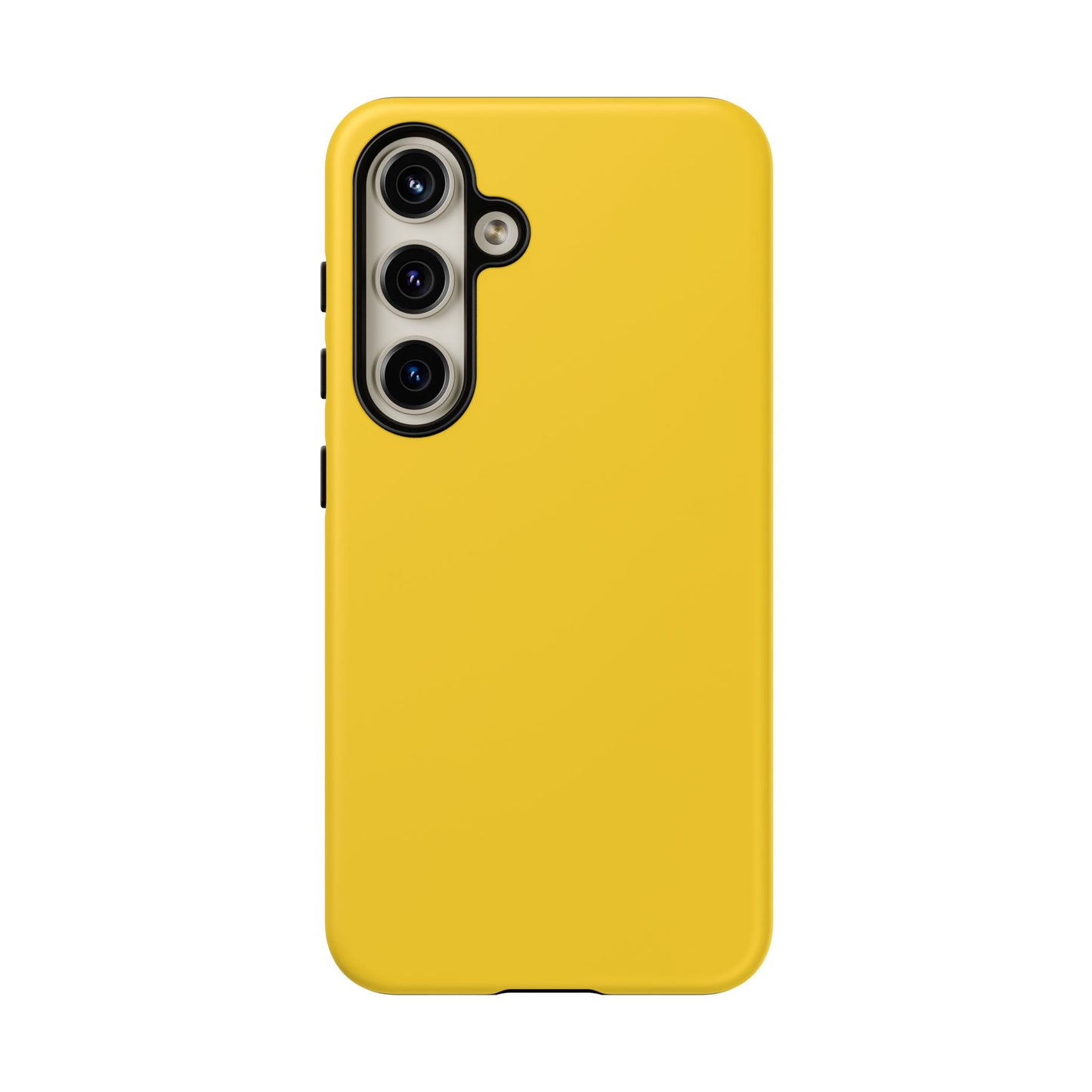 Luscious Yellow: Plain Sunburst-Inspired Color for iPhone, Samsung Galaxy and Google Pixel devices
