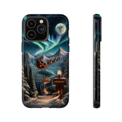 Santa Claus North Pole Adventure: Christmas Themed Phone Case for iPhone, Samsung Galaxy and Google Pixel devices