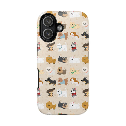 Cute Dogs: Tough Case for iPhone, Samsung Galaxy and Google Pixel devices