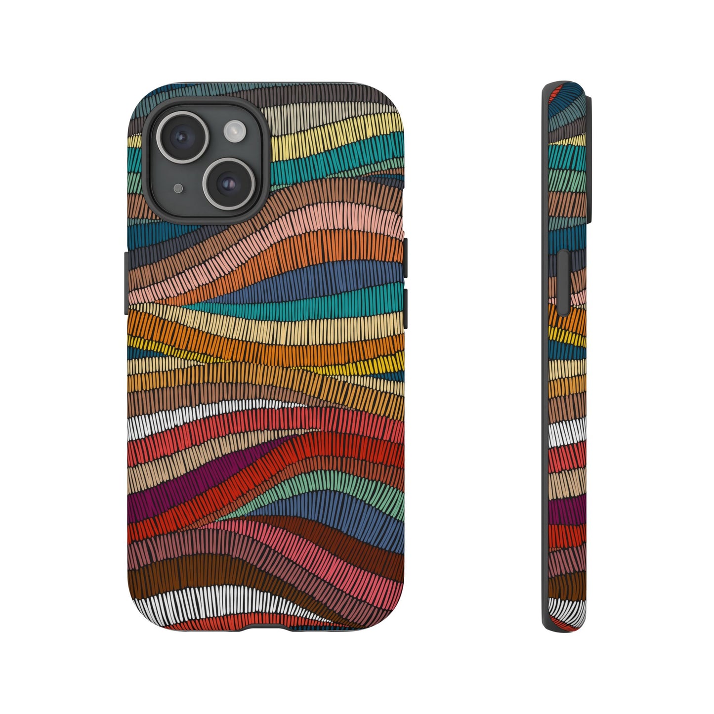 Threaded Harmony: Tapestry-inspired Phone Case for iPhone, Samsung Galaxy and Google Pixel devices