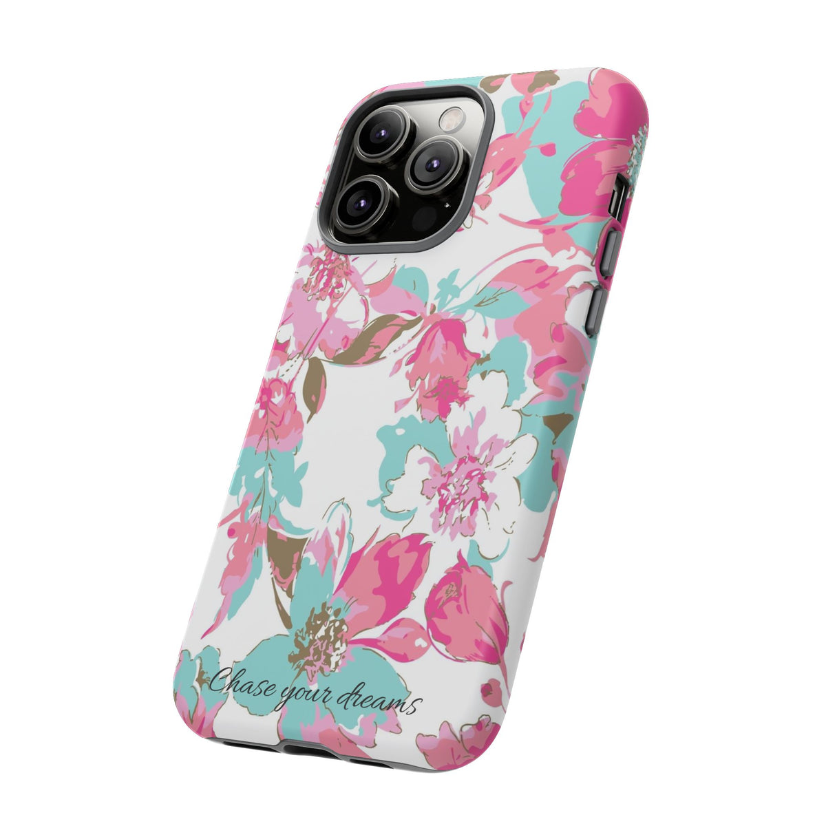 Chase your dreams: Artistic and elegant phone case for Apple iPhone, Samsung Galaxy and Pixel devices
