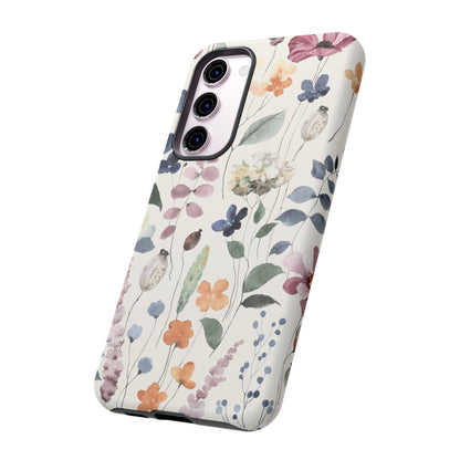 Floral Prints Phone Case for iPhone, Samsung Galaxy and Pixel devices