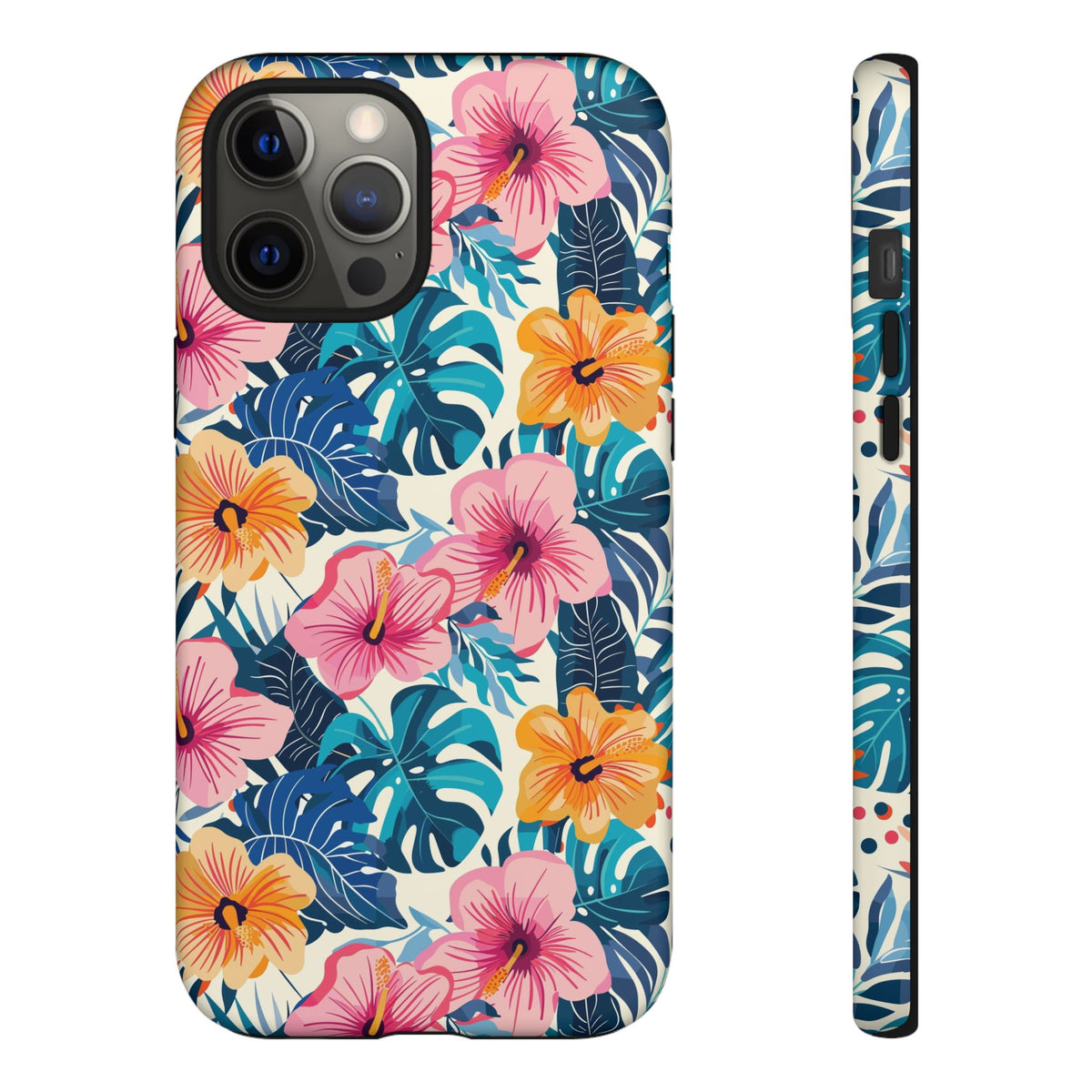 Hibiscus Bloom: Cute Floral Phone Case for iPhone, Samsung and Google Pixel