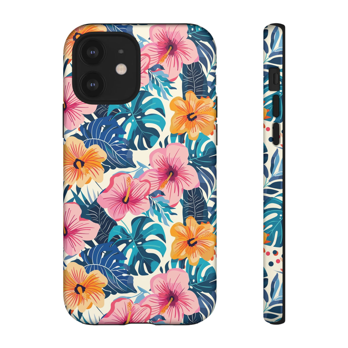 Hibiscus Bloom: Cute Floral Phone Case for iPhone, Samsung and Google Pixel