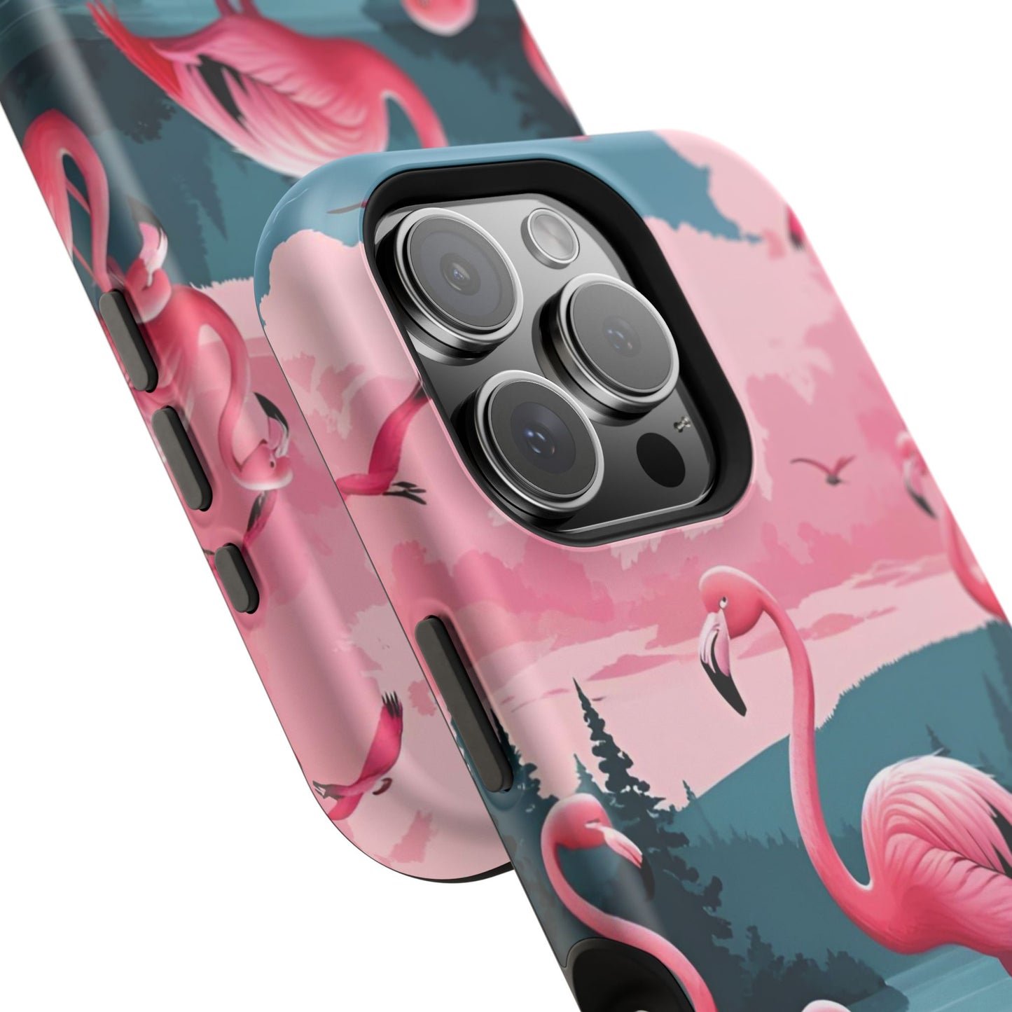 Velvet Skies Flamingo Case MagSafe phone case for Apple iPhone