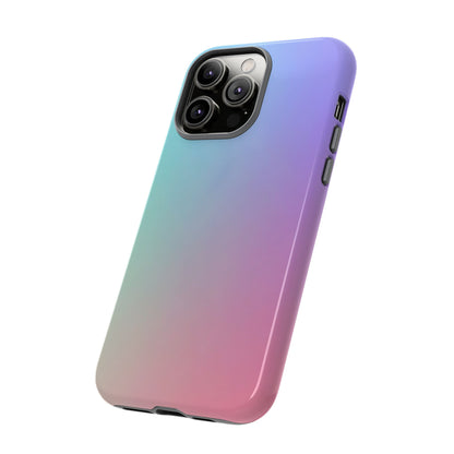 Cotton Candy: Quadcolor Pastel Gradient Tough Case for iPhone, Samsung Galaxy and Google Pixel devices