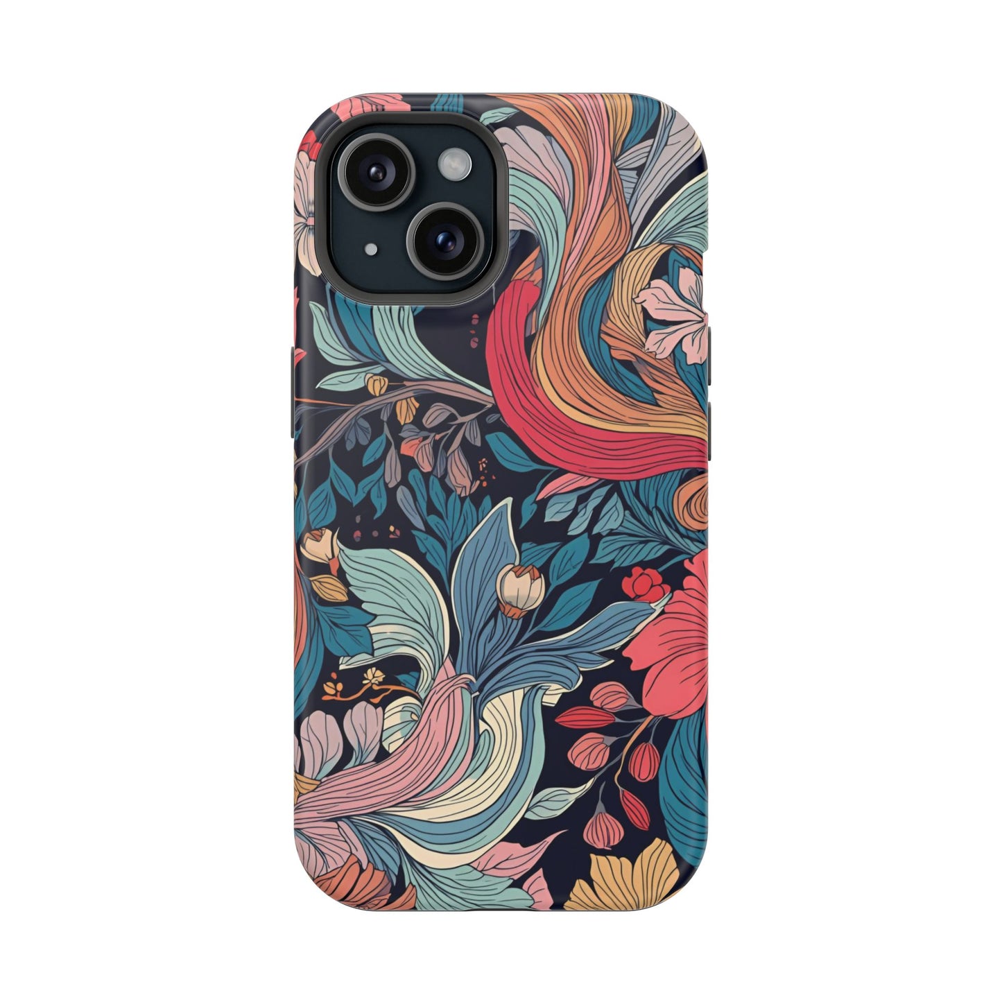 Floral Charm (MagSafe version): Fashion Phone Case for iPhone