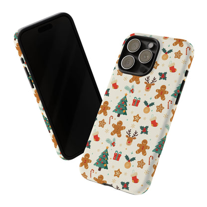 Gingerbread Holidays: Xmas-themed phone case for iPhone, Samsung and Google Pixel