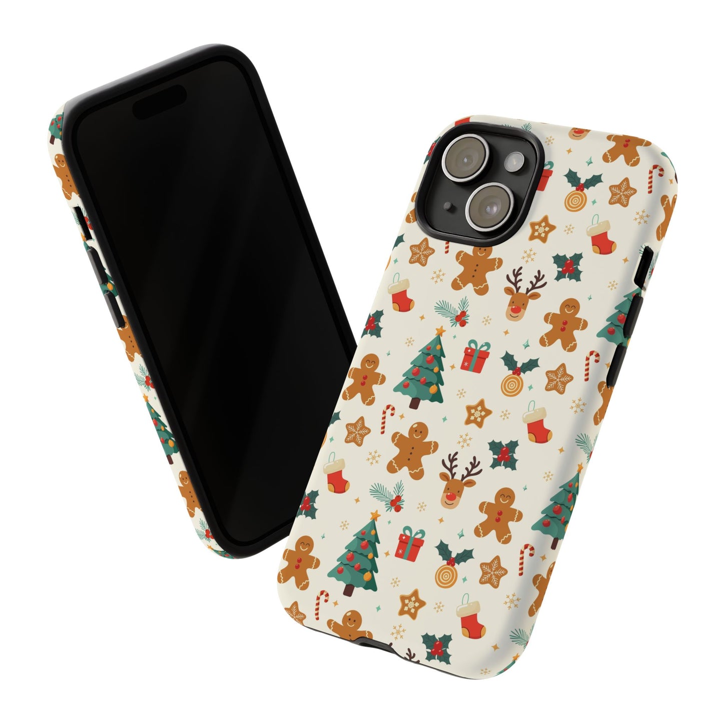 Gingerbread Holidays: Xmas-themed phone case for iPhone, Samsung and Google Pixel