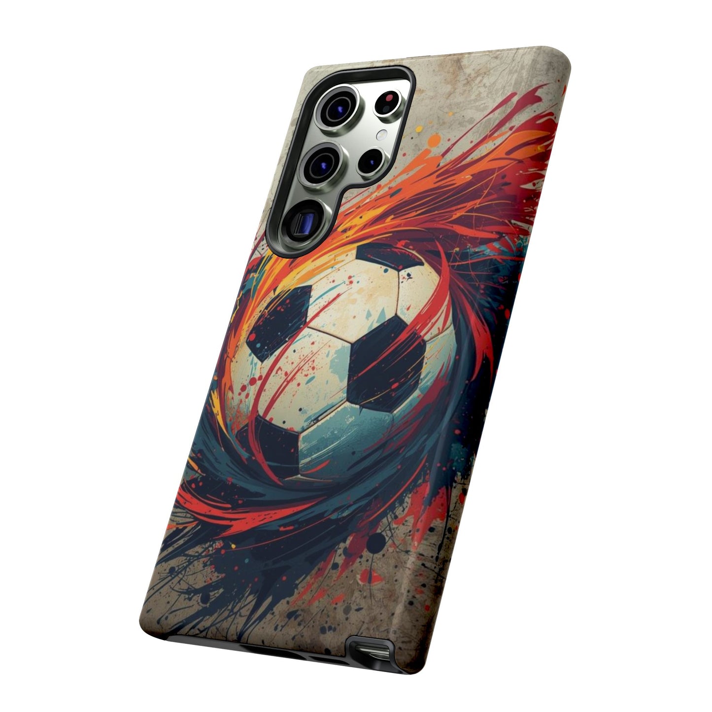 Football Swirl: Phone Case for iPhone, Samsung Galaxy and Google Pixel devices