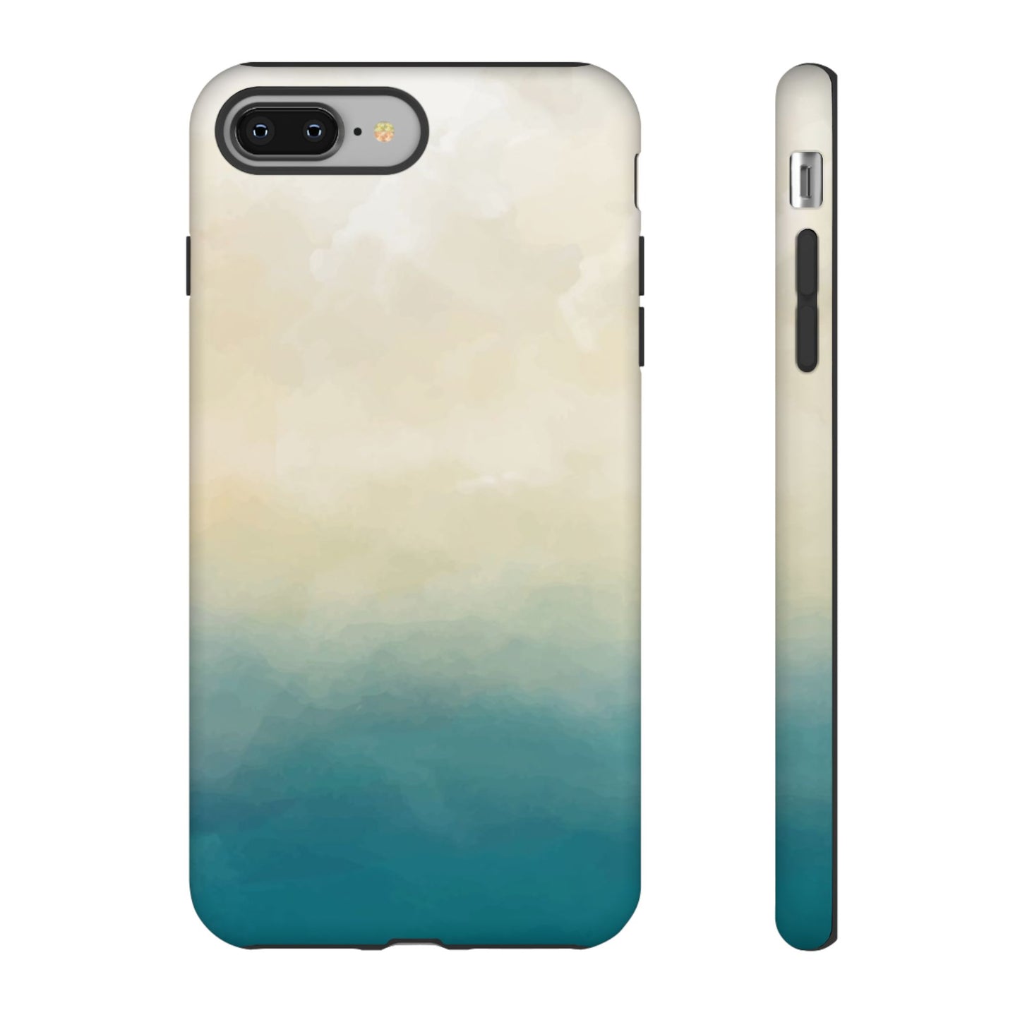 海と砂のグラデーションケース：iPhone、Galaxy、Google Pixelデバイス用ビーチ風スマホケース