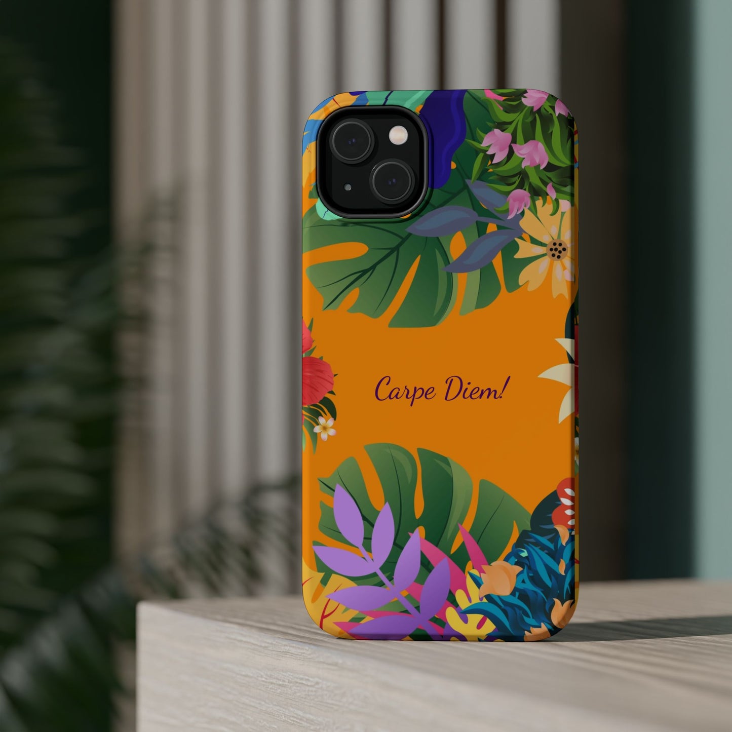 Carpe Diem: Colorful MagSafe Phone Case for iPhone