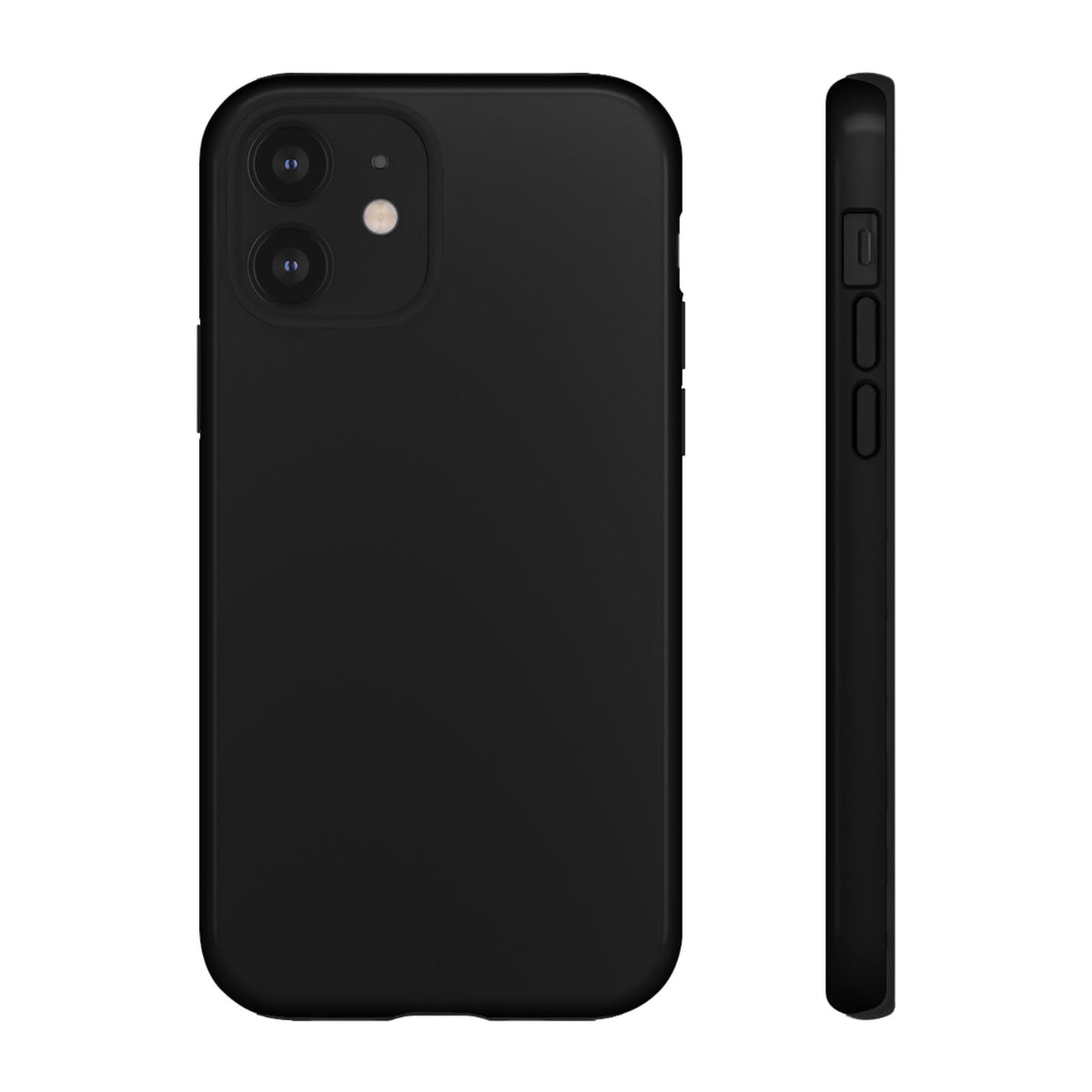 Space Black: Pure black phone case for iPhone, Samsung Galaxy and Google Pixel devices
