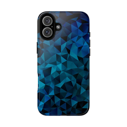 Blue Diamonds: Phone Case with Elegant Prints for iPhone, Samsung Galaxy and Google Pixel devices