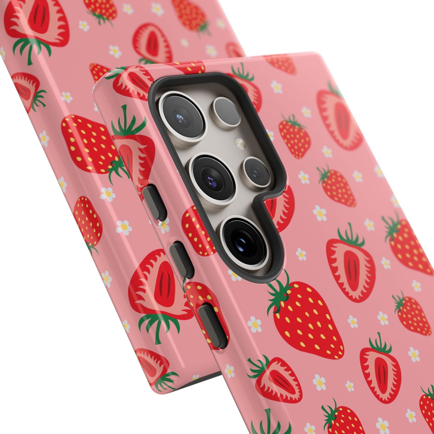 Berry Strawberry: Fruit-inspired phone case for iPhone, Samsung Galaxy and Google Pixel devices
