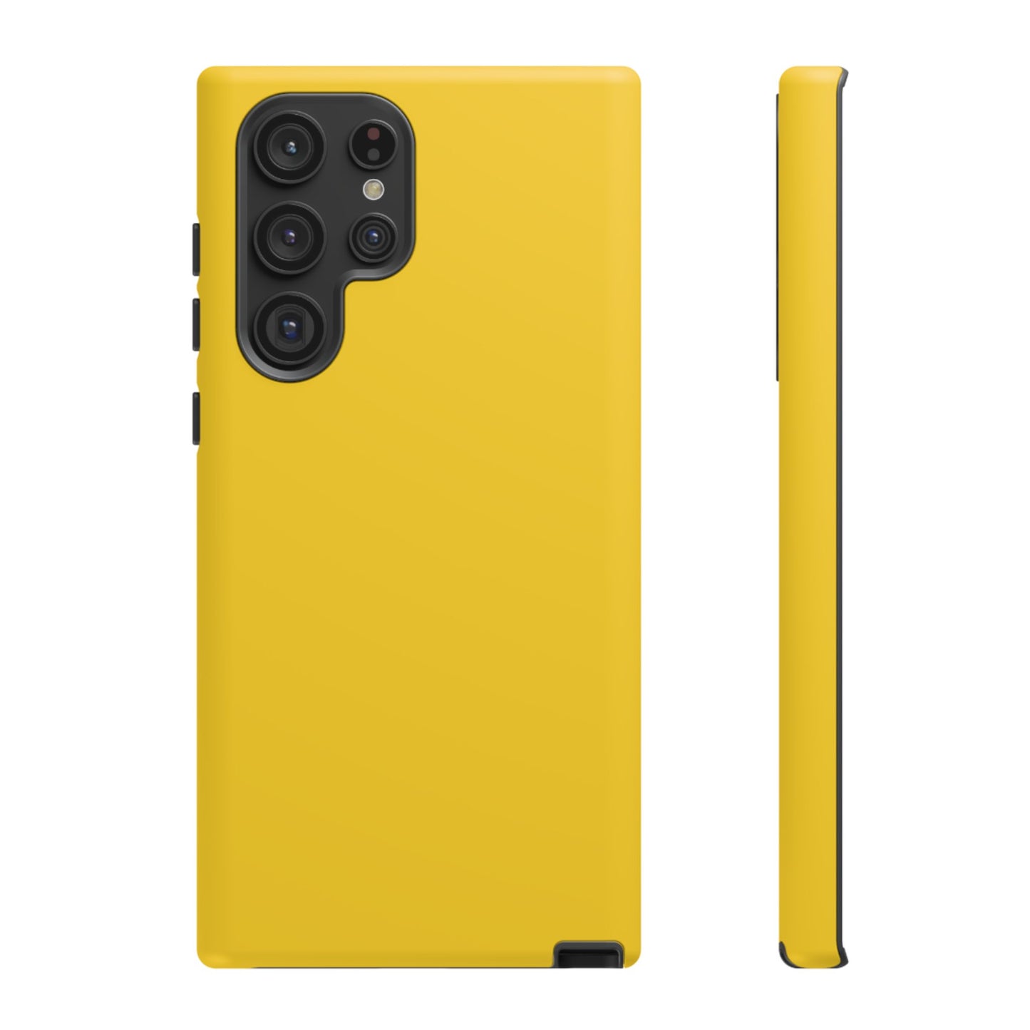 Luscious Yellow: Plain Sunburst-Inspired Color for iPhone, Samsung Galaxy and Google Pixel devices