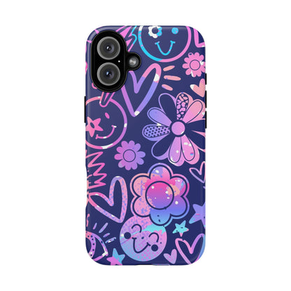 Live Inspired: Purple Tough Case for iPhone, Samsung Galaxy and Google Pixel devices