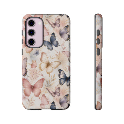 Butterfly Pastels Phone Case: Tough Case for iPhone and Samsung Galaxy devices
