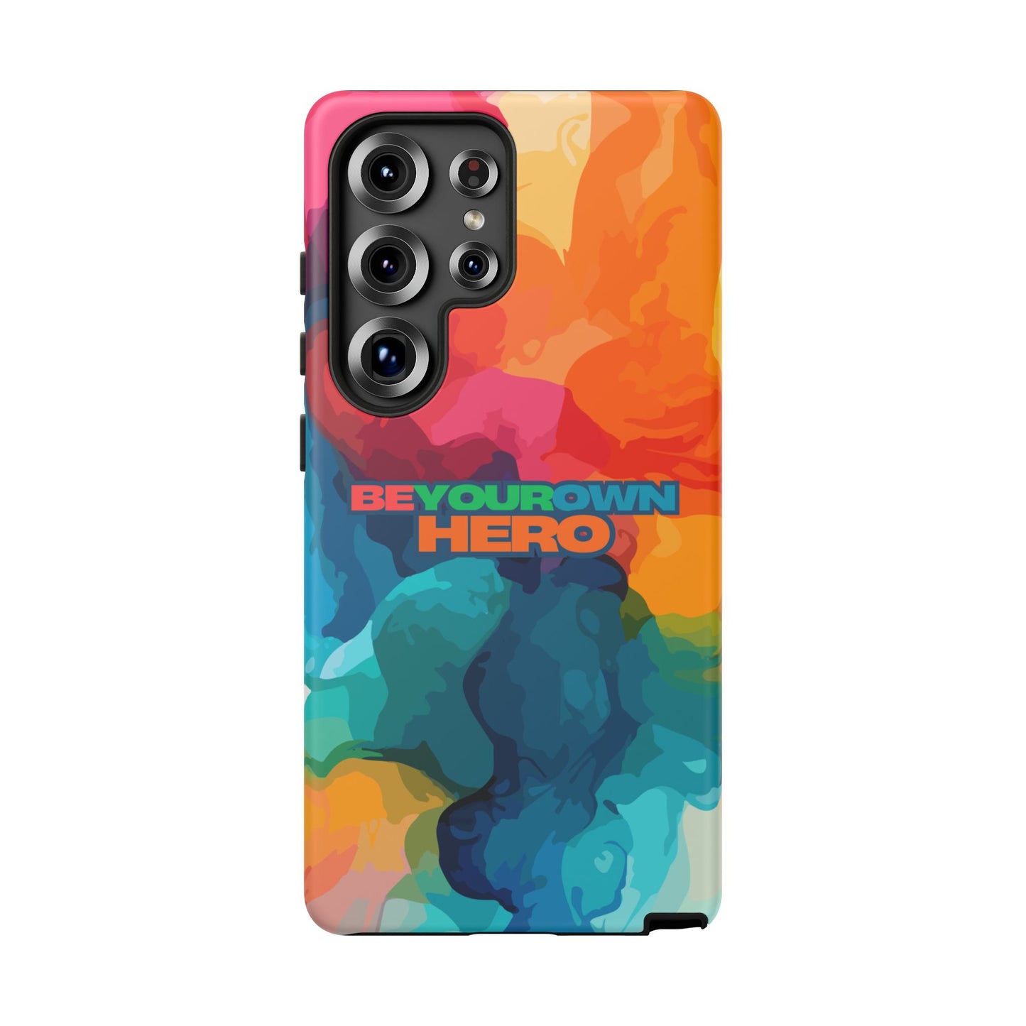 Be Your Own Hero: Inspiring Quote Phone Case for iPhone, Samsung Galaxy and Google Pixel