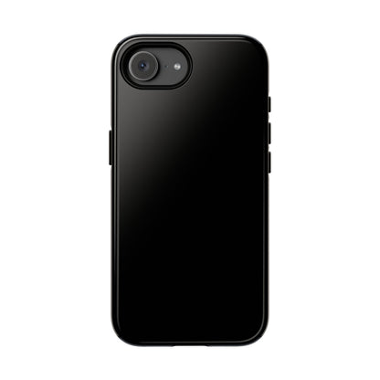 Space Black: Pure black phone case for iPhone, Samsung Galaxy and Google Pixel devices