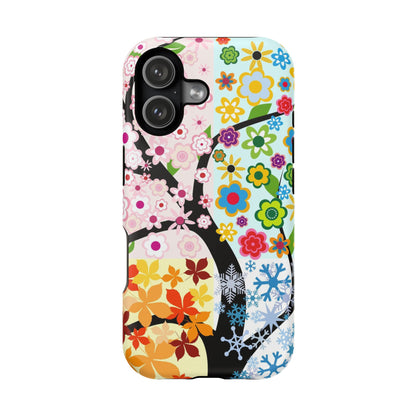 Four Seasons (MagSafe version): Fall, Winter, Spring and Summer inspired phone case for iPhone