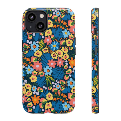 Bloom Burst: Color and Joy Themed Phone Case for iPhone, Samsung Galaxy and Google Pixel devices