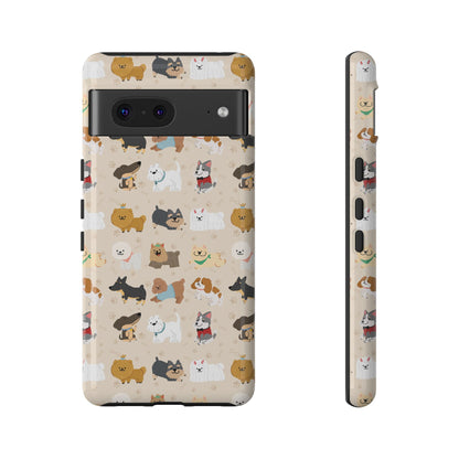 Cute Dogs: Tough Case for iPhone, Samsung Galaxy and Google Pixel devices