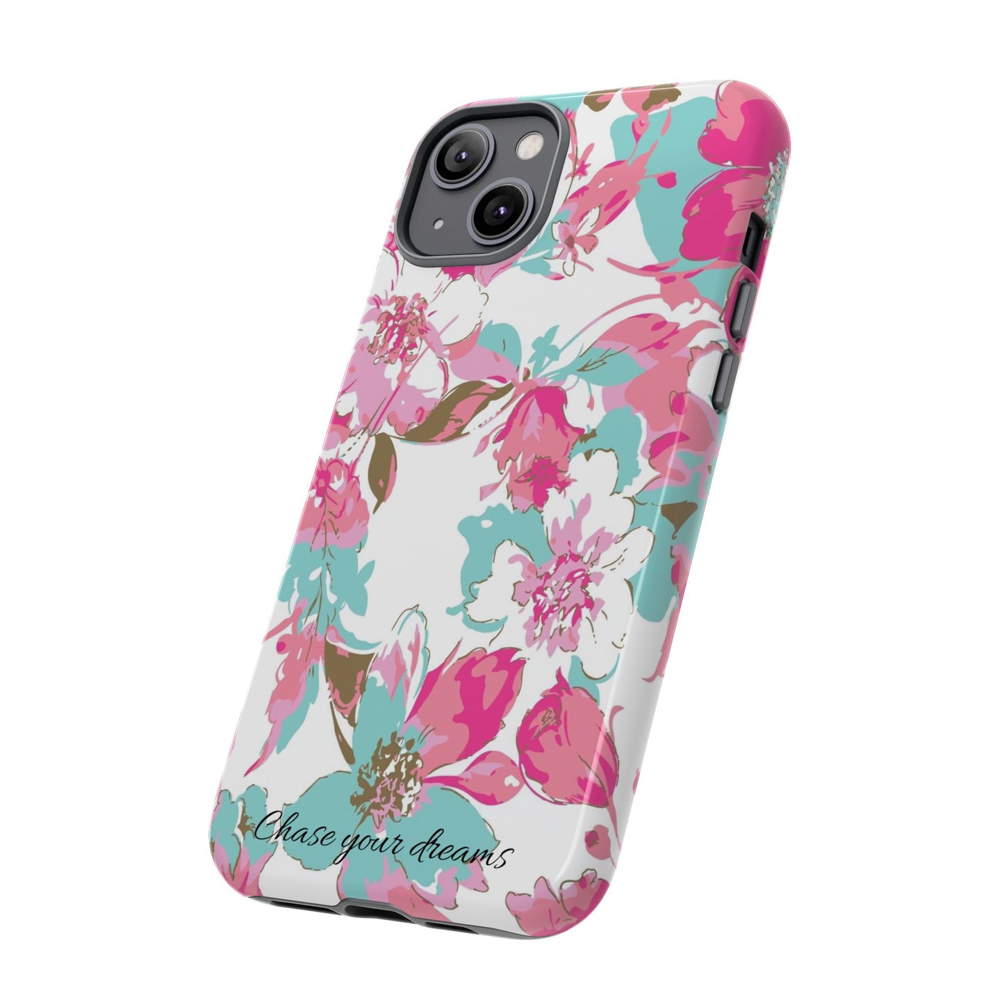 Chase your dreams: Artistic and elegant phone case for Apple iPhone, Samsung Galaxy and Pixel devices