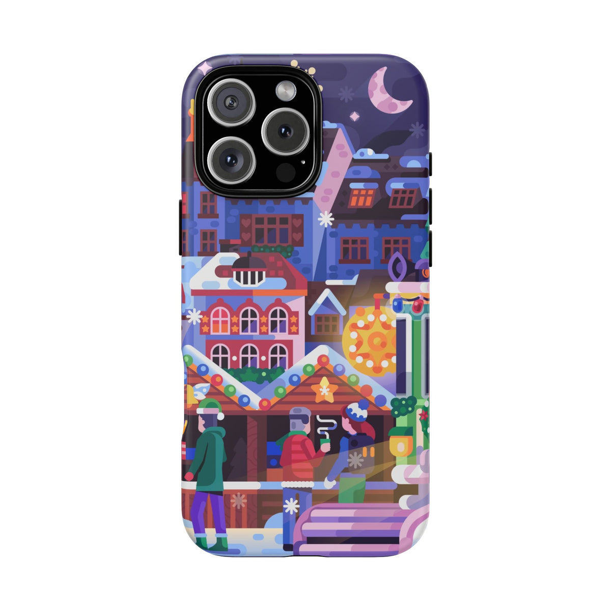 Christmas Fair in Old Town: Holiday-Themed case for iPhone, Samsung Galaxy and Google Pixel
