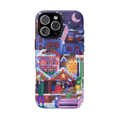 Christmas Fair in Old Town: Holiday-Themed case for iPhone, Samsung Galaxy and Google Pixel