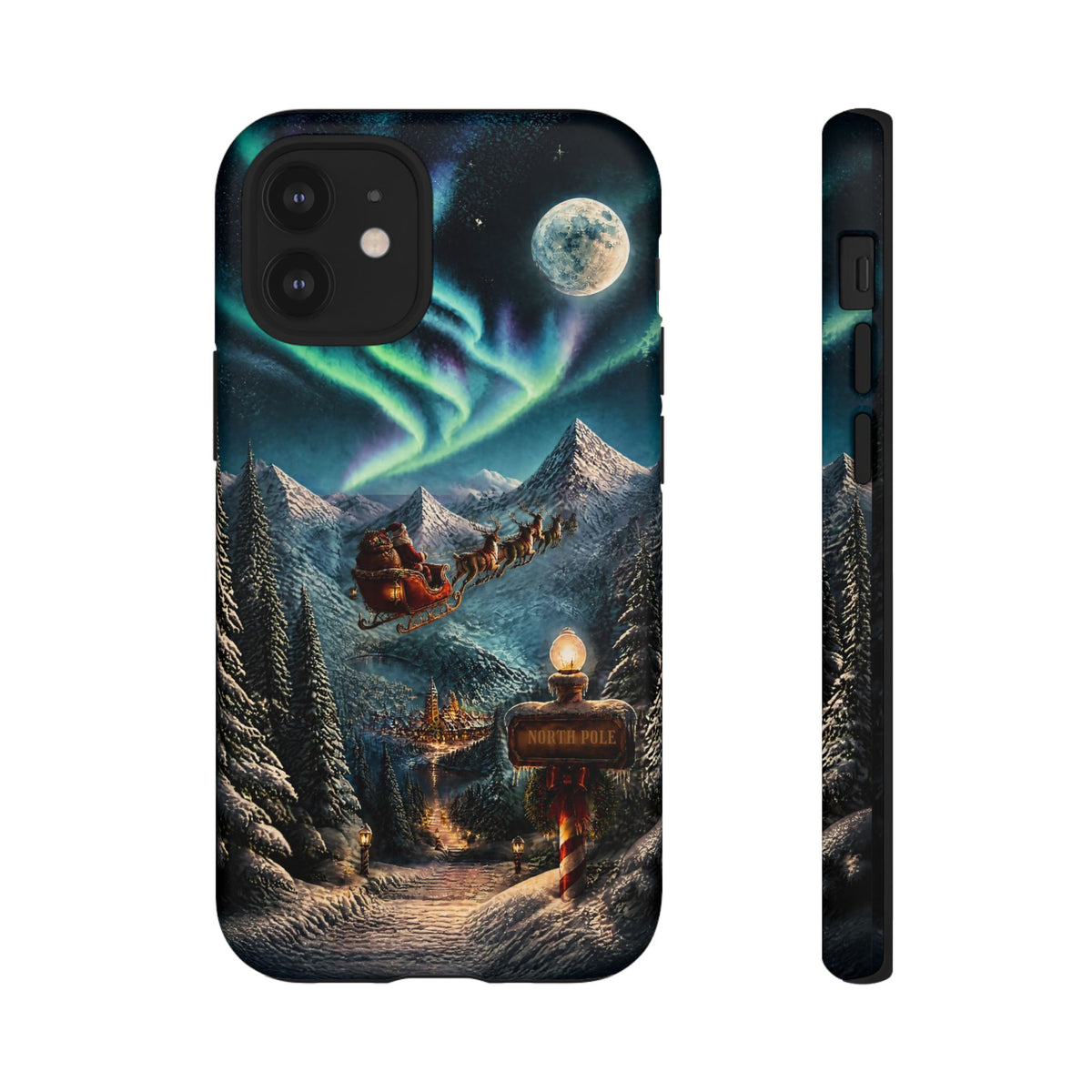 Santa Claus North Pole Adventure: Christmas Themed Phone Case for iPhone, Samsung Galaxy and Google Pixel devices