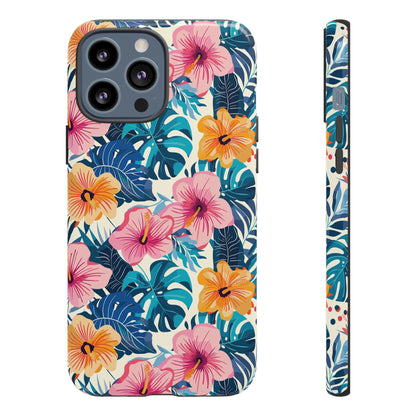 Hibiscus Bloom: Cute Floral Phone Case for iPhone, Samsung and Google Pixel